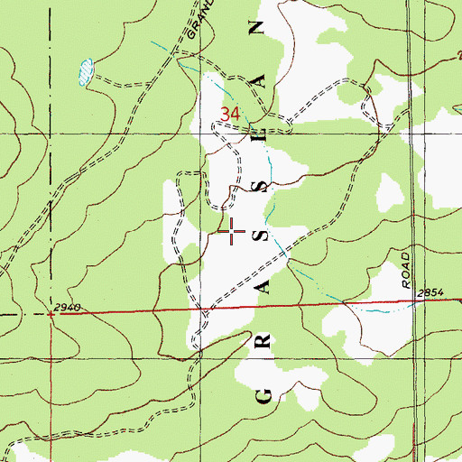 Topographic Map of Lower Desert, OR