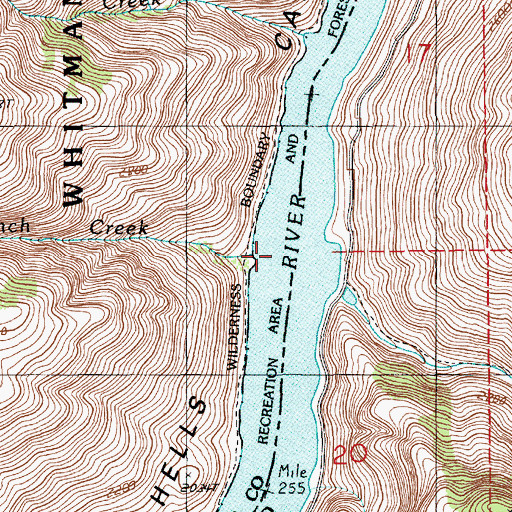 Topographic Map of Lynch Creek, OR