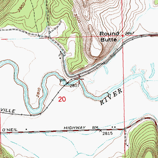 Topographic Map of Lytle Creek, OR