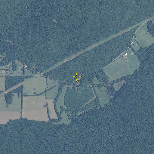 Aerial/Satellite Image of Blue Spring, AL