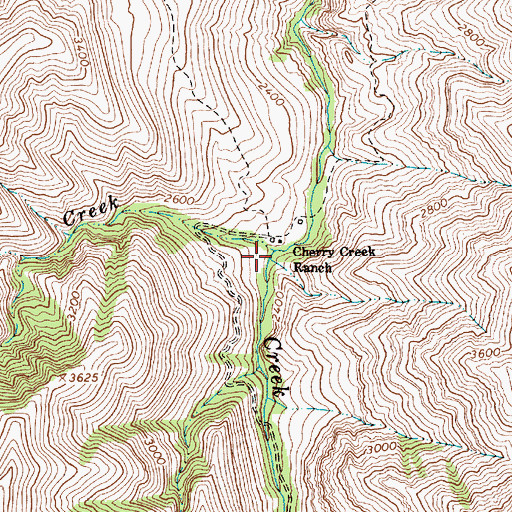 Topographic Map of Makin Creek, OR