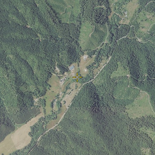 Aerial/Satellite Image of May Creek, OR