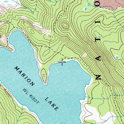 Topographic Map of Mazama Creek Campground (historical), OR