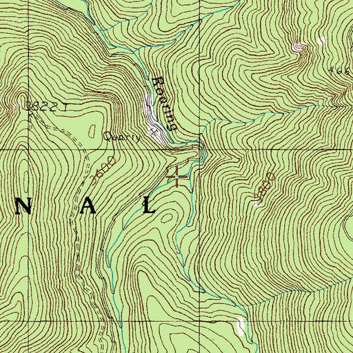Topographic Map of McBee Creek, OR