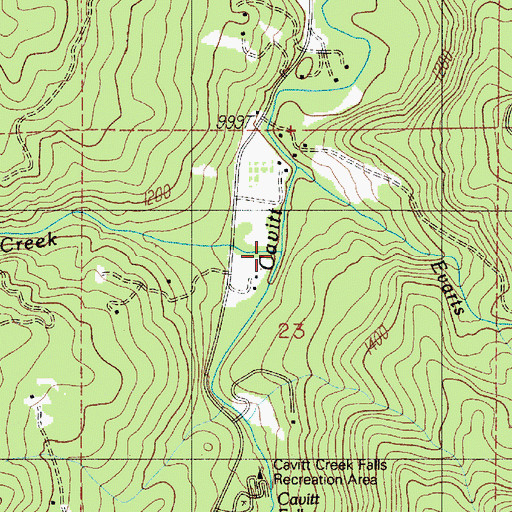 Topographic Map of McKay Creek, OR
