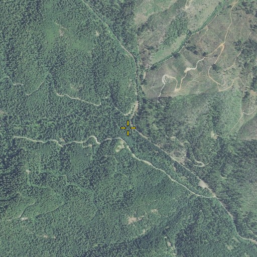 Aerial/Satellite Image of Morine Creek, OR