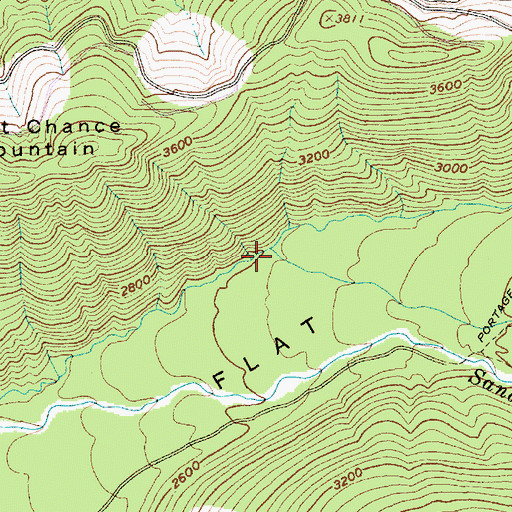 Topographic Map of Muddy Fork, OR