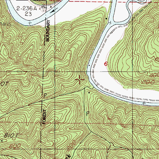 Topographic Map of Murphy Creek, OR
