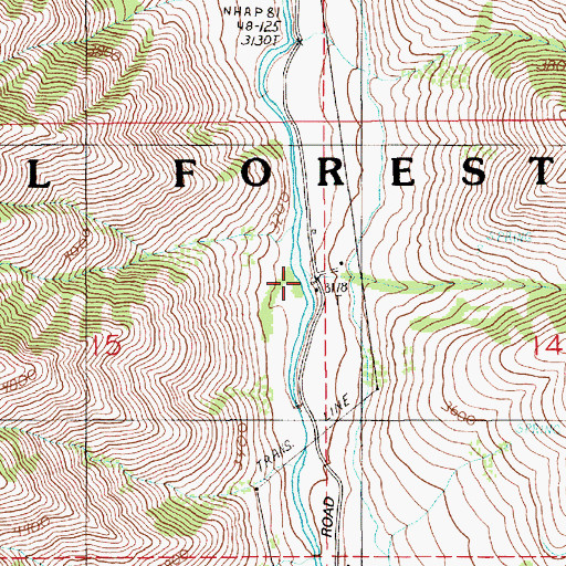 Topographic Map of Neil Canyon, OR