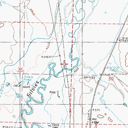 Topographic Map of Newell Creek, OR