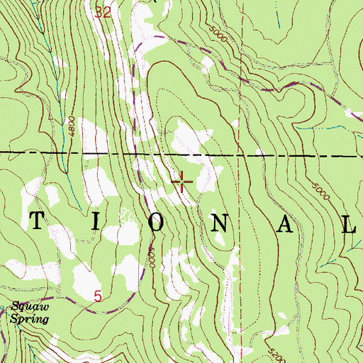 Topographic Map of Ninemile Ridge, OR