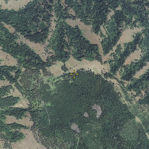 Aerial/Satellite Image of North Flat Spring, OR