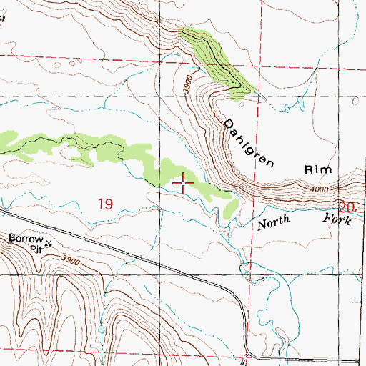 Topographic Map of North Fork Beaver Creek, OR