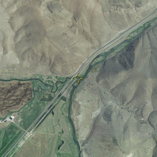 Aerial/Satellite Image of North Fork Malheur River, OR