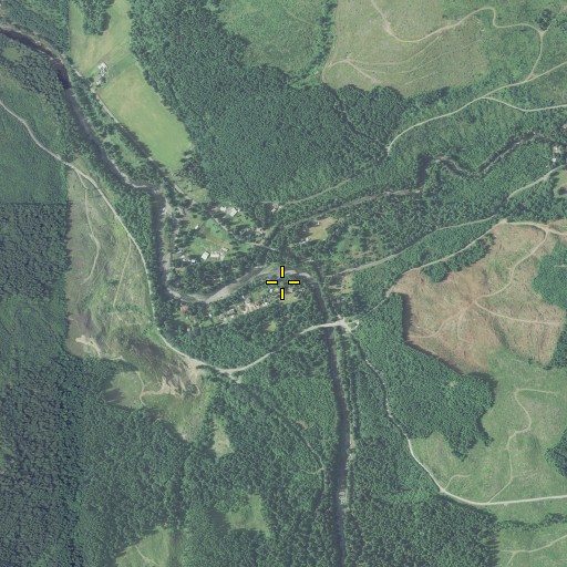 Aerial/Satellite Image of North Fork Molalla River, OR