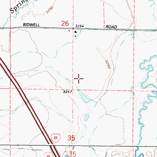 Topographic Map of North Powder Valley, OR