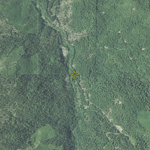 Aerial/Satellite Image of Number Seven Gulch, OR