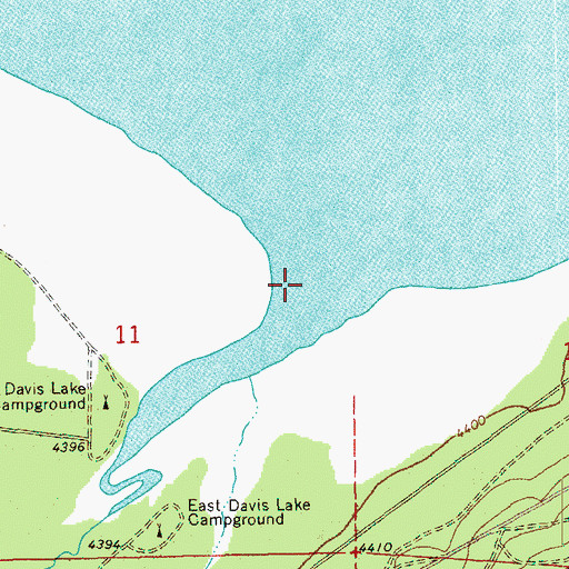 Topographic Map of Odell Creek, OR