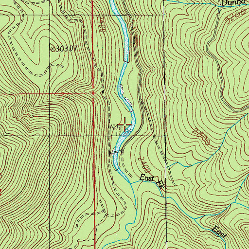 Topographic Map of Oh Boy Forest Camp, OR