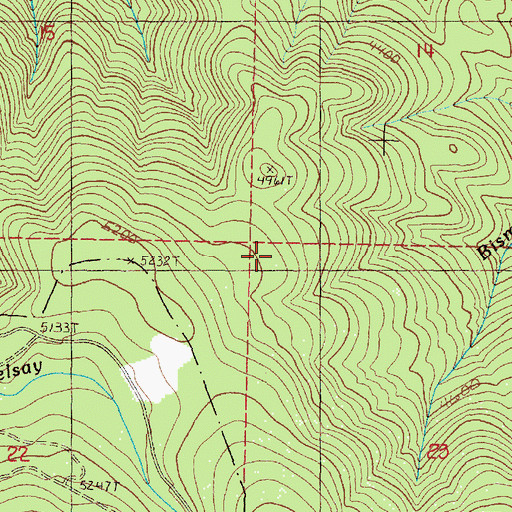 Topographic Map of Old Desolation Driveway Trail, OR