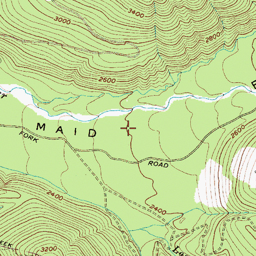 Topographic Map of Old Maid Flat, OR