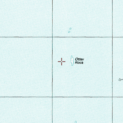Topographic Map of Otter Rock, OR