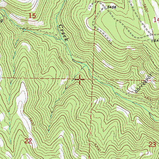 Topographic Map of Owl Creek Meadow, OR