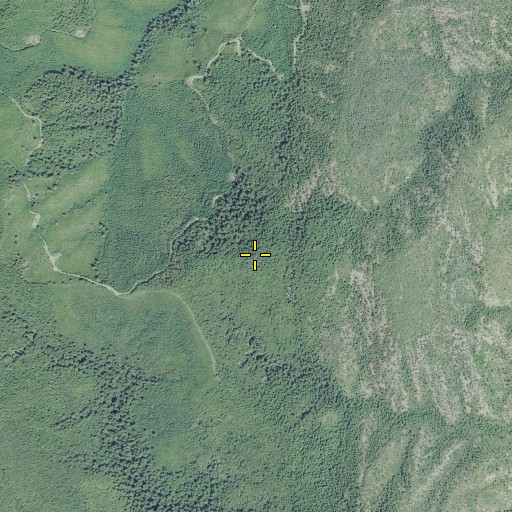 Aerial/Satellite Image of Packsaddle Mountain, OR