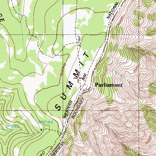 Topographic Map of Parliament (historical), OR