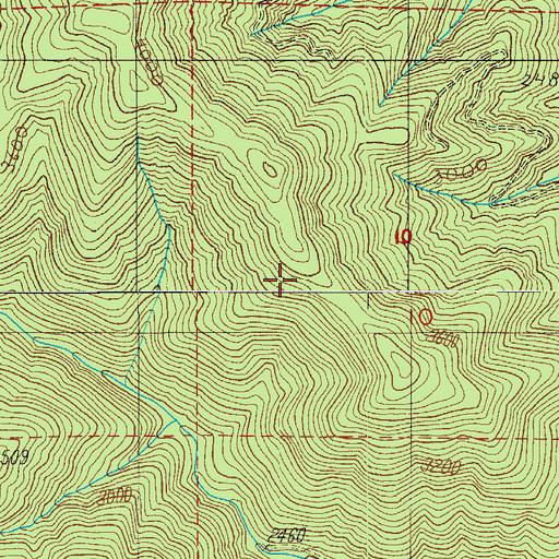 Topographic Map of Pass Creek Trail, OR