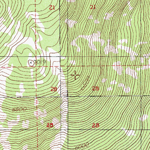 Topographic Map of Pelican Butte Trail, OR