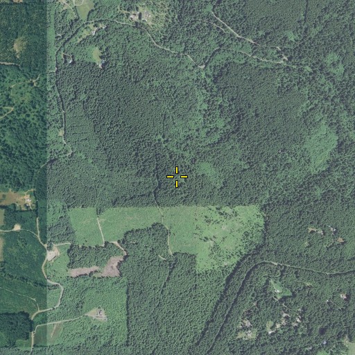 Aerial/Satellite Image of Pepper Mountain, OR