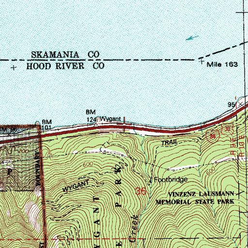 Topographic Map of Perham Creek, OR