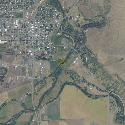 Aerial/Satellite Image of Phillips Creek, OR