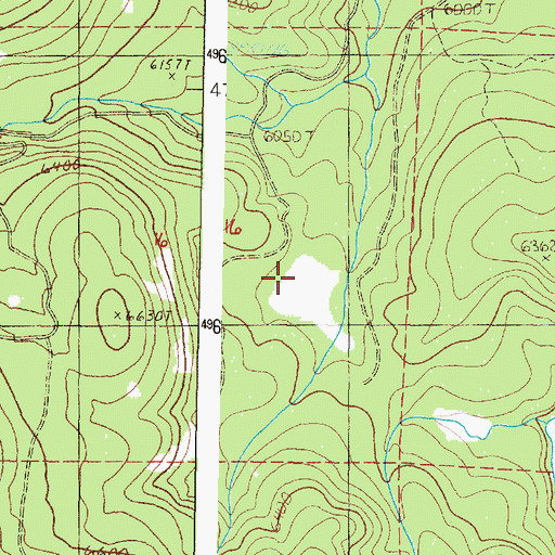 Topographic Map of Pothole Camp, OR