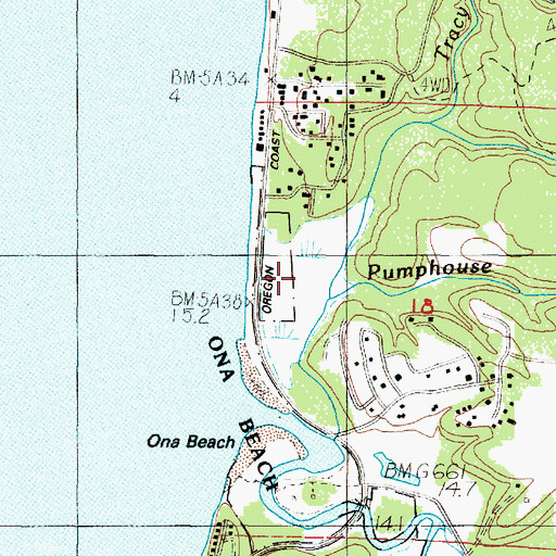 Topographic Map of Pumphouse Creek, OR