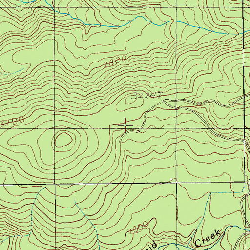 Topographic Map of Pyramid Trail, OR
