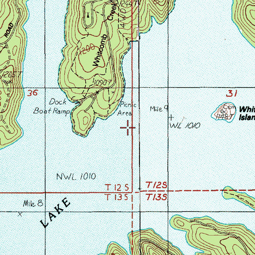 Topographic Map of Quartzville Creek, OR