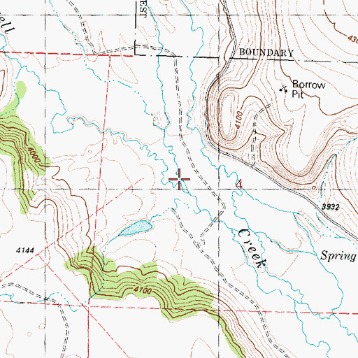 Topographic Map of Rager Creek, OR