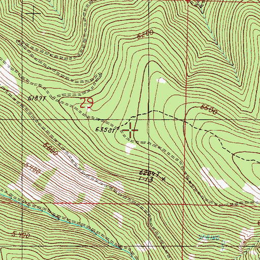 Topographic Map of Rail Creek Trail, OR