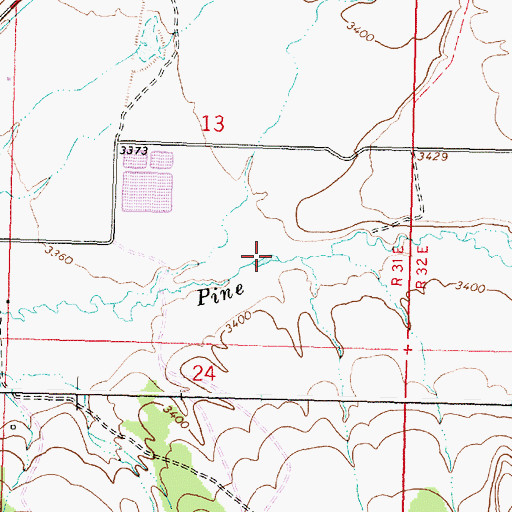 Topographic Map of Randall Canyon, OR