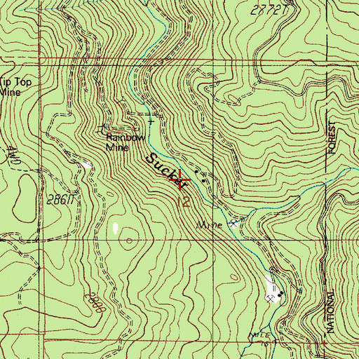 Topographic Map of Rasmussen House, OR