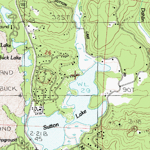 Topographic Map of Rath Creek, OR