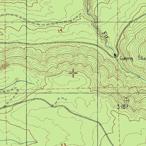 Topographic Map of Reservoir Trail, OR