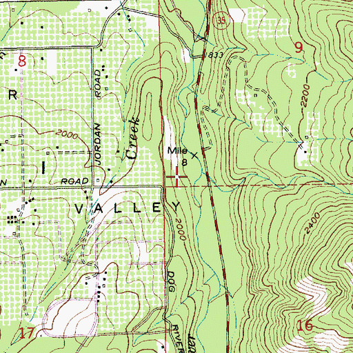 Topographic Map of Rimrock Creek, OR