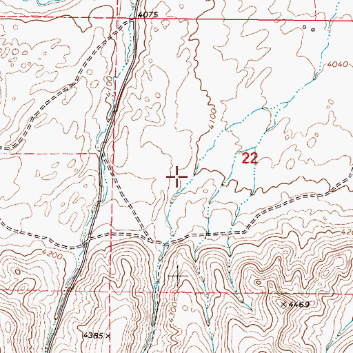 Topographic Map of Ripley Gulch, OR