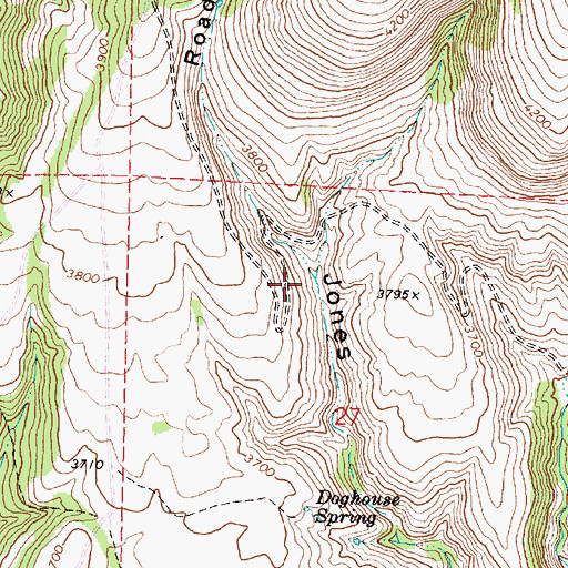 Topographic Map of Road Canyon, OR