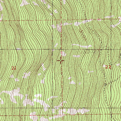 Topographic Map of Rocky Point Trail, OR