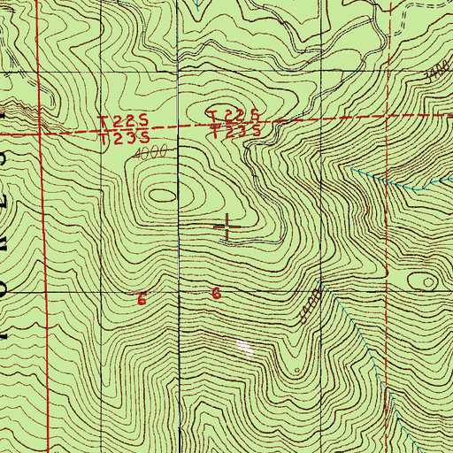 Topographic Map of Rocky Point Way, OR