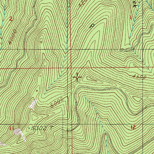 Topographic Map of Roosevelt Way, OR